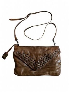 Frye Brooke Envelope Studded Leather Crossbody